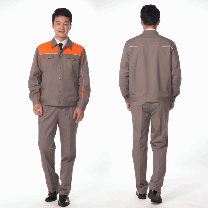 家康头号标兵全棉工作服套装男夏季薄款长袖纯棉劳保服车间建筑工地耐磨工衣短 卡其长袖 4XL 190 京东折扣/优惠券