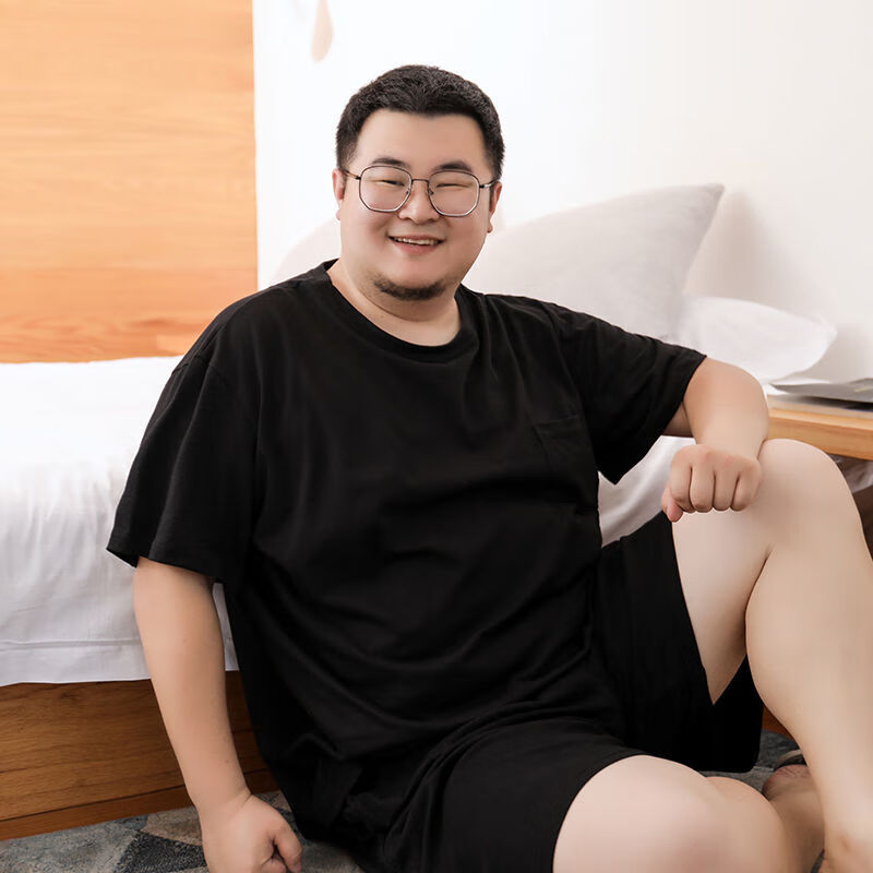 【纯色】黑色 3xl (建议180-220斤)