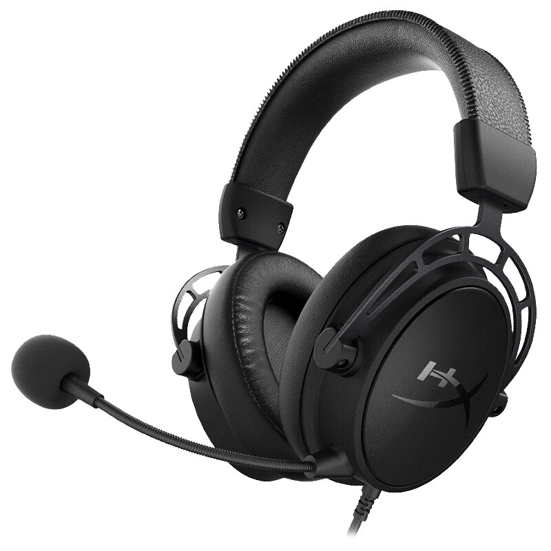 金士顿(Kingston) HyperX 阿尔法S 黑色 加强版7.1环绕音头戴式 电脑耳机 吃鸡神器 绝地求生耳麦