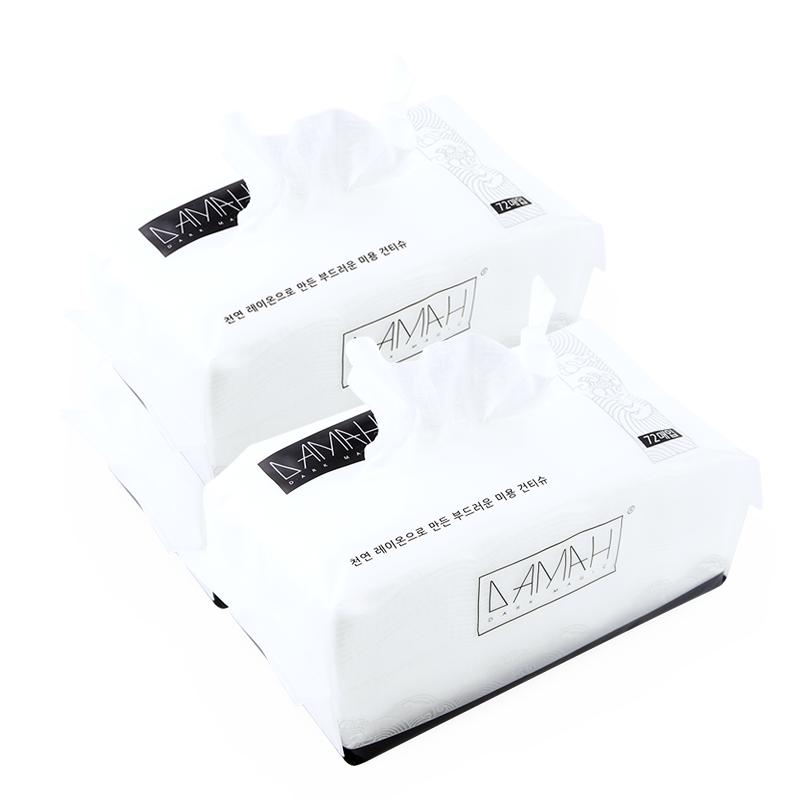 百亿补贴:DAMAH DARK MAGIC黑魔法洗脸巾一次性面巾纸洁面巾擦脸巾抽取式 洗脸巾*3包62元