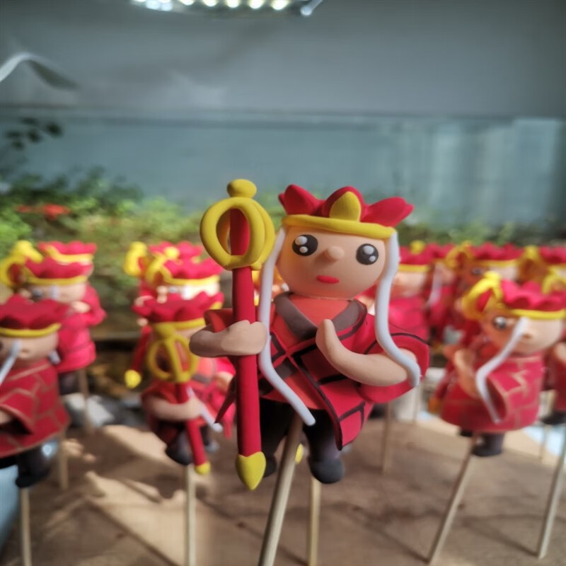 昂沐面人面塑泥传统泥人纯手工粘土面人泥人西游记孙悟空唐僧猪八戒沙