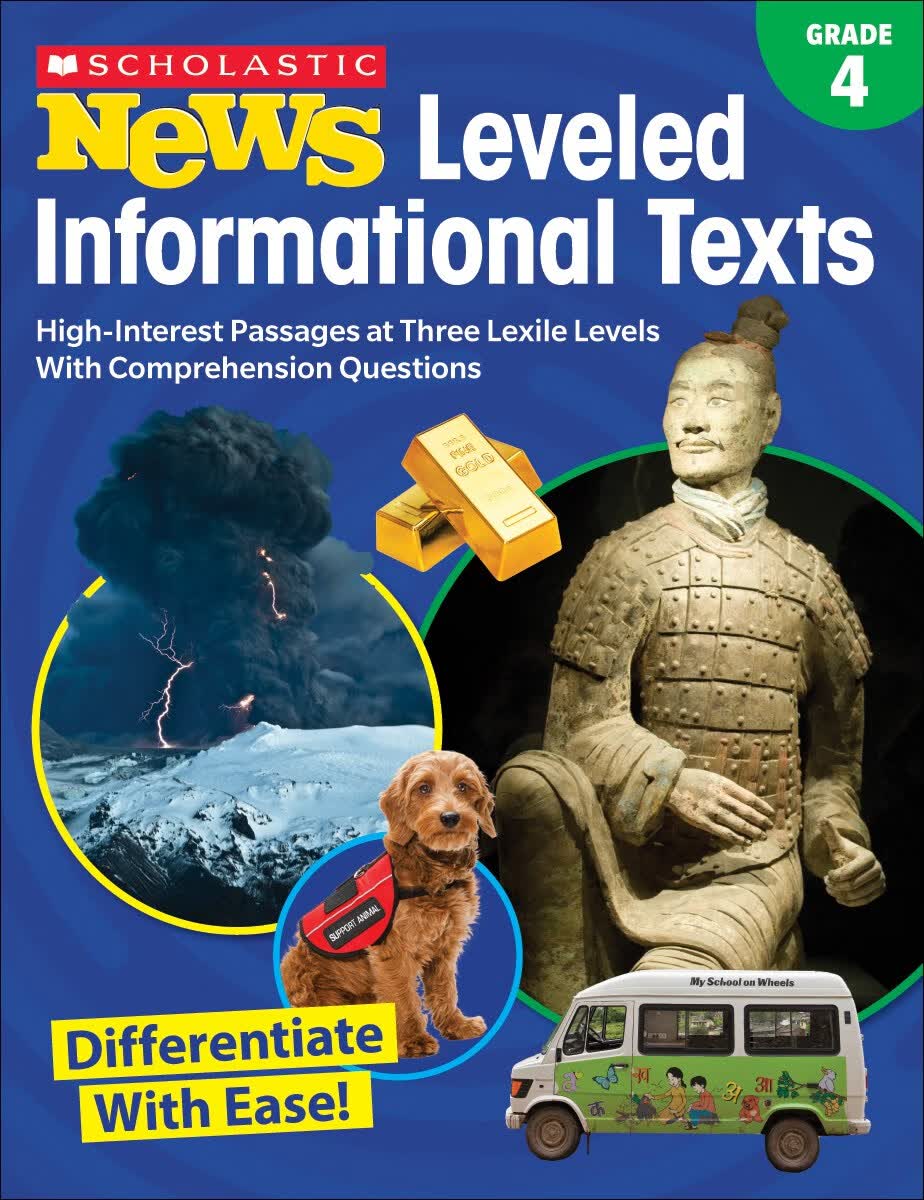 SCHOLASTIC NEWS LEVELED INFORMATIONAL TEXTS: GR.学乐分级阅读练习册