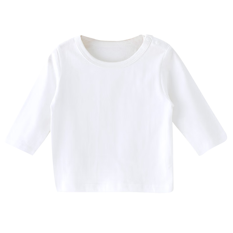 優(yōu)奇嬰兒純棉T恤春秋款長(zhǎng)袖打底衫寶寶衣服秋季兒童上衣秋裝