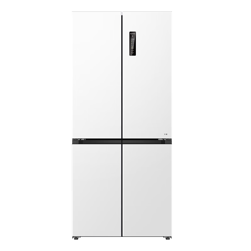 美菱（MeiLing）510升十字双开对开四开门超薄零嵌入式冰箱家用无霜一级变频双系统双循环大容量BCD-510WP9CZX白色