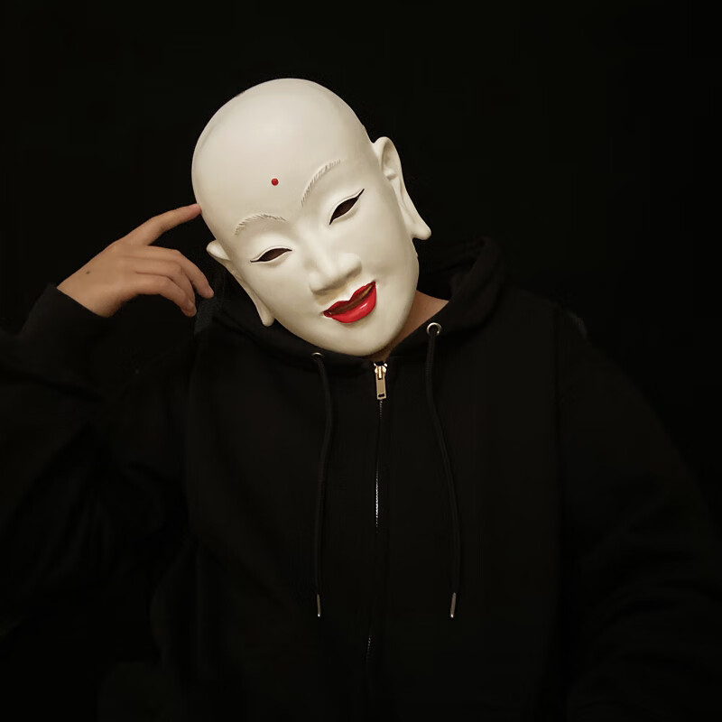 hui)万圣节小丑男女全脸影视火锅英雄周边抖音化妆舞会道具面具 唐僧