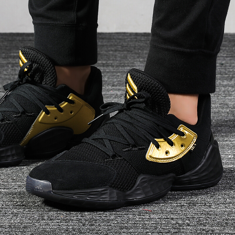 (adidas)男鞋新款运动鞋harden vol 4哈登4代实战训练战靴篮球鞋 ef86