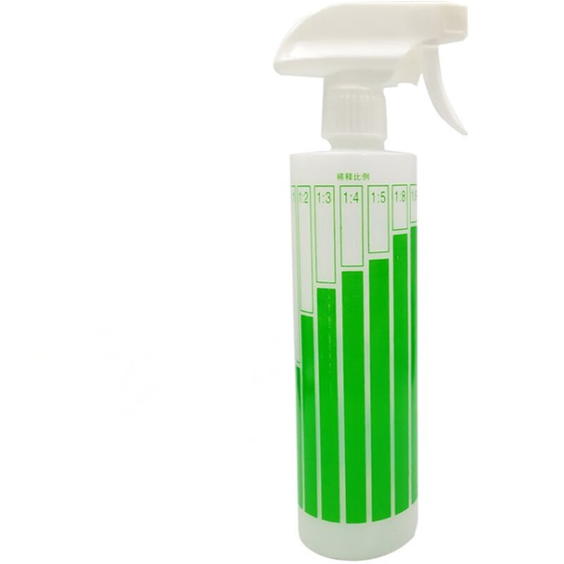 稀释喷瓶喷雾瓶500ml稀释瓶空瓶分装带刻度配比瓶小喷瓶喷壶 绿色500ml带刻度