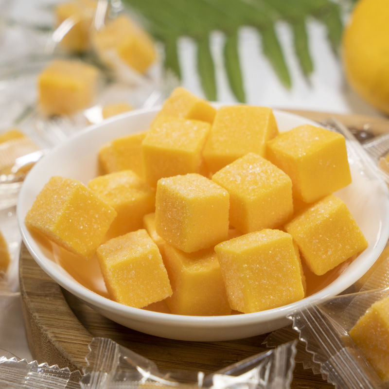 得人如魚芒果糖软糖榴莲糖椰子糖小吃水果糖果办公室休闲食品甜食