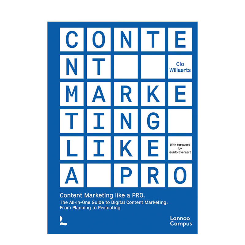 【预售】内容营销专家 content marketing like a pro 原版英文商业