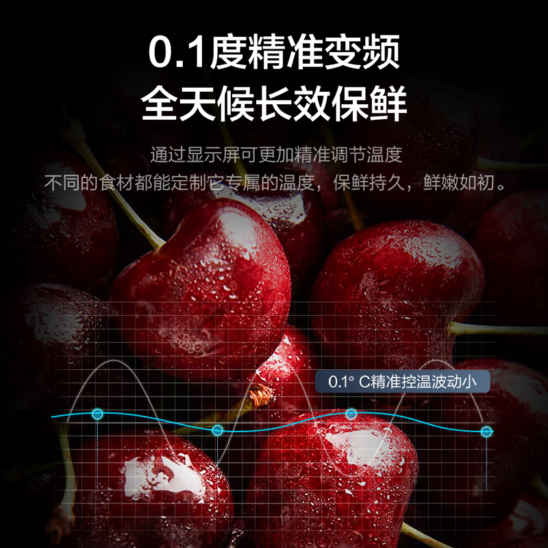 美菱(MELING)【光谱养鲜系列】511升电冰箱十字对开门四开门一级能效家用变频风冷无霜BCD-511WPU9CY