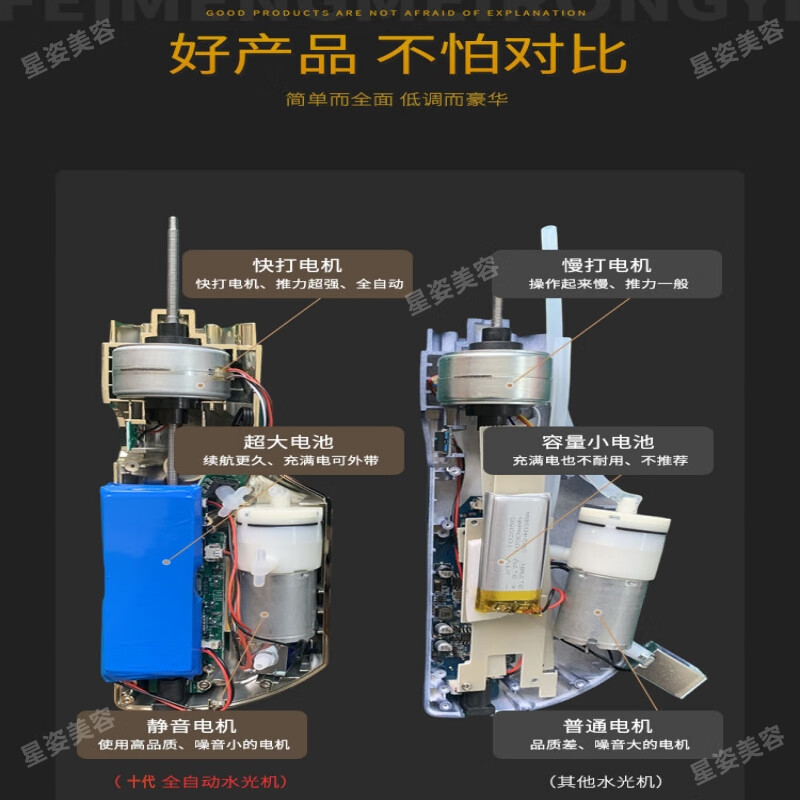 海飞水淼光针自打仪器全自动负压家用便携式不漏液海菲个护理光机 【旗舰版/质保五年】十代+2套