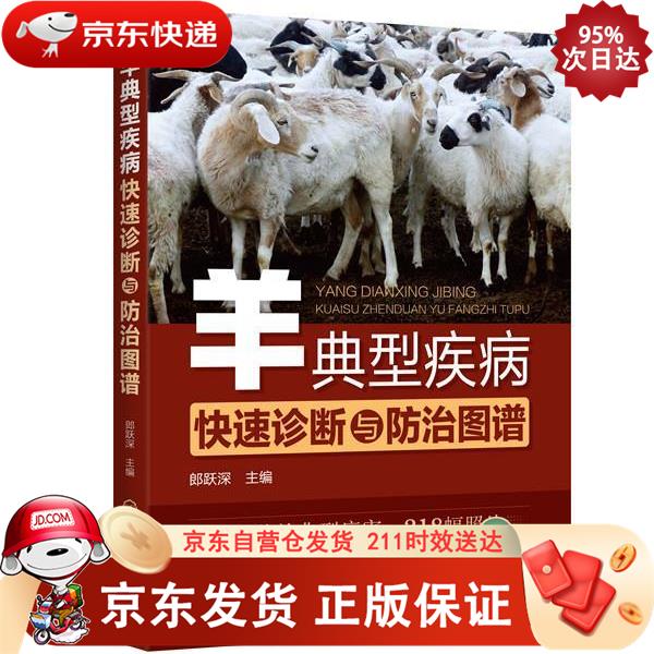 羊典型疾病快速诊断与防治图谱（218幅彩照全彩印刷+视频详解常见83种羊病诊断、防控、治疗） 化学工