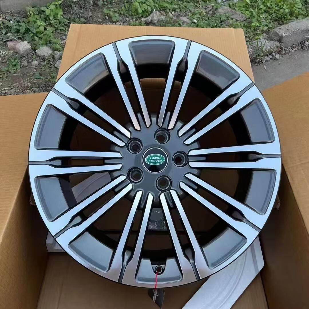 君用适用21 22 23寸新款路虎揽胜锻造轮毂改装揽运 发现五 卫士 星脉
