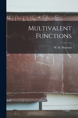 预订 multivalent functions