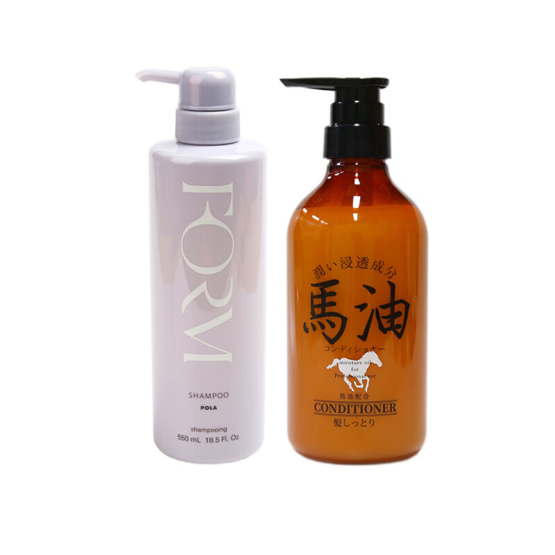 寶麗日本原裝  FORM寶麗POLA無(wú)硅油馥美去屑修護滋養控油洗發(fā)露洗發(fā)水 馥美修護 洗發(fā)水贈馬油護發(fā)素