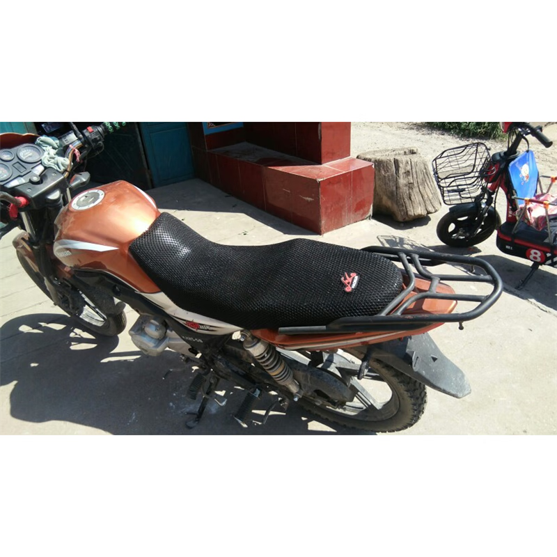 夏天启源适用豪江炫影hj150-27摩托车坐垫套加厚网状防晒透气减震座套