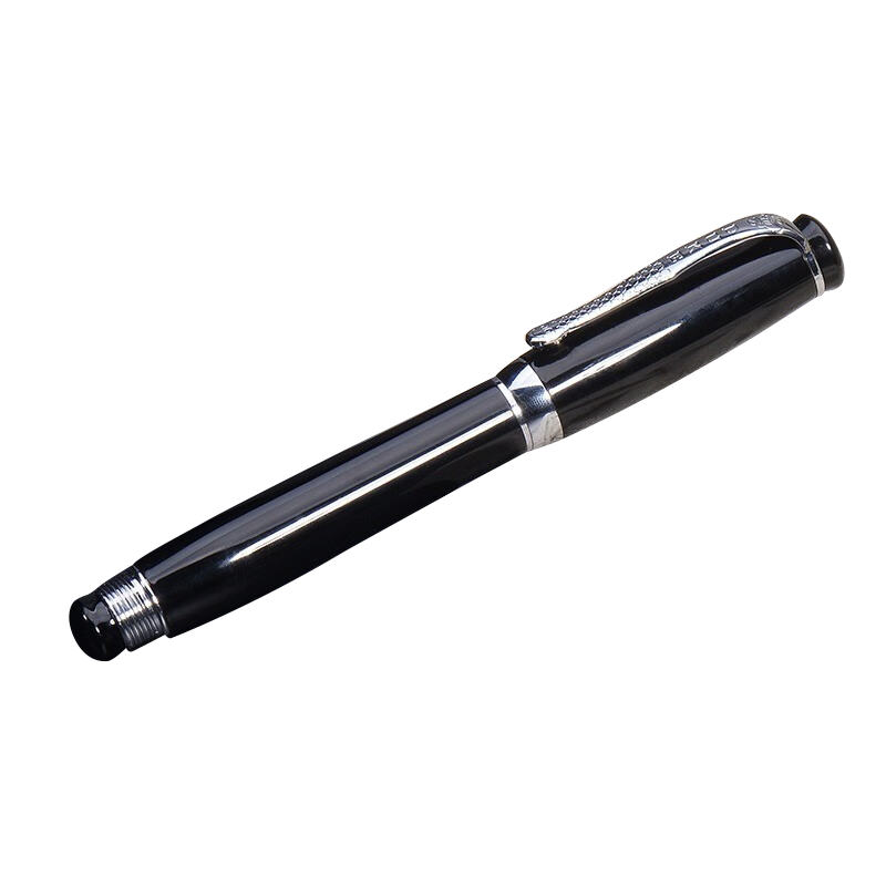 DUKE德國公爵鋼筆619導師銥金筆鋼筆禮盒裝 旋轉(zhuǎn)筆帽墨水筆螺旋筆帽 教師節(jié)禮物禮品筆 黑色【免費刻字】