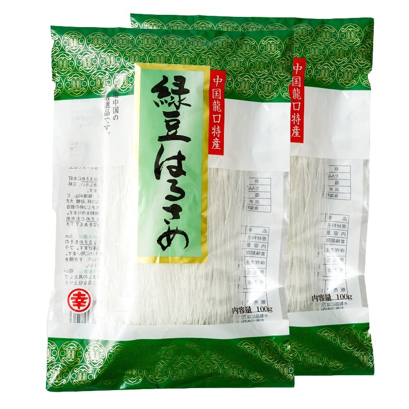 冠珠 粉丝 龙口绿豆粉丝出口日本 品质粉丝 100g*2包