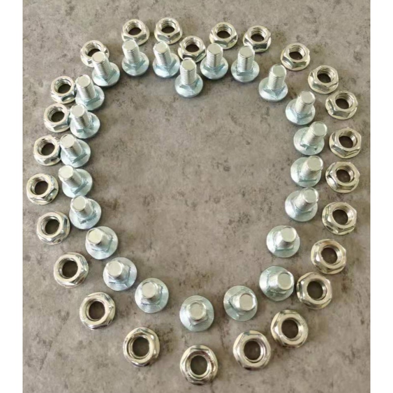 集装箱房马车螺丝型号12*25工地防火岩棉板拼箱钉螺杆螺母