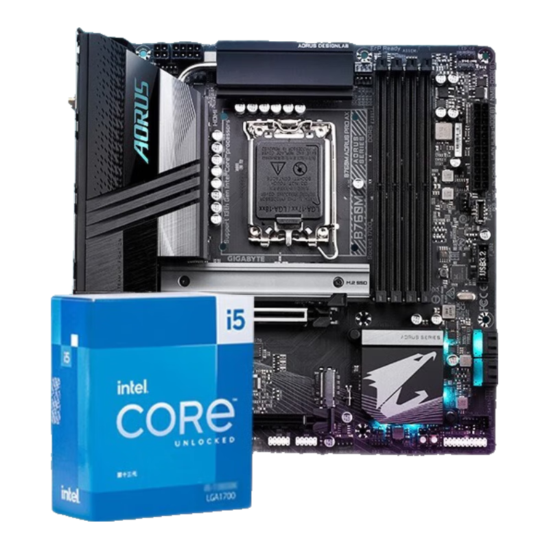 ���ڲ���������i5 12490F/13490FӢ�ض���װ13600KF/14600KF �� B760MħӥX/С��/����/Z790M����CPU��װ����װ B760M GAMING X WF6E D4 G5 i5 14600KF/14��20�߳� 2229Ԫ