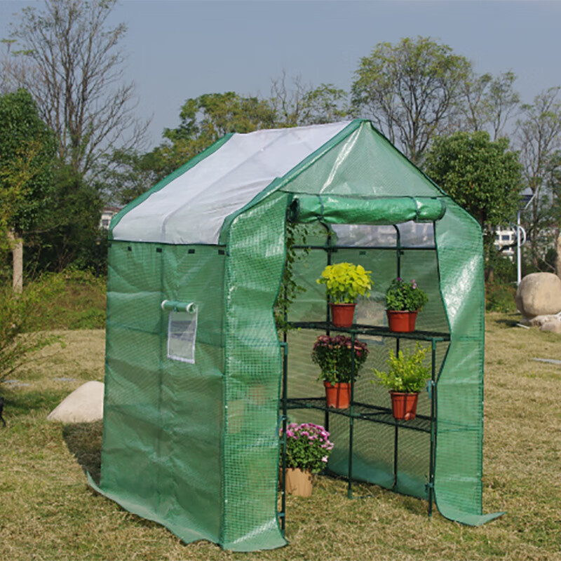 mdng温室花房暖房花卉多肉冬大棚保温防雨防虫网纱阳台花园暖房mdng