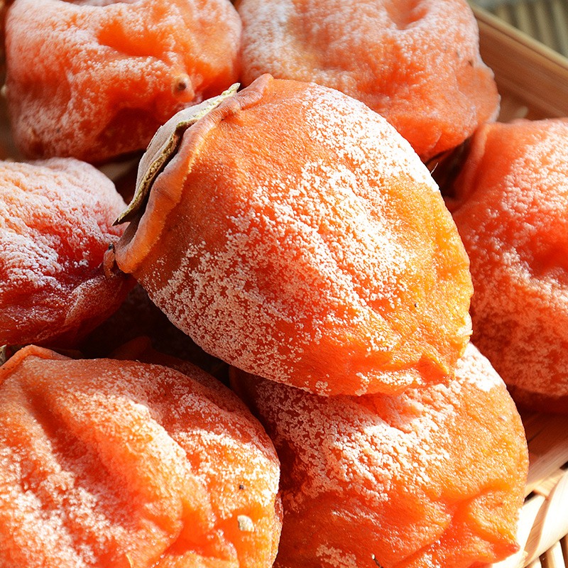 静益乐源农家吊柿饼 新鲜柿饼干 广西桂林柿饼 1000g独立包装