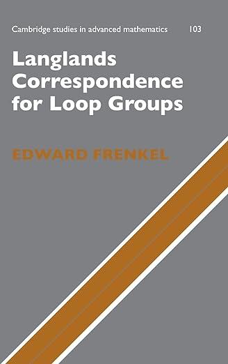 预订 langlands correspondence for loop groups