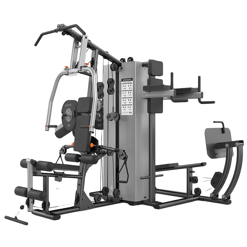 舒華（SHUA）SH-G5205 高端大型綜合性四人站力量器材【配套5-10kg杠鈴片】