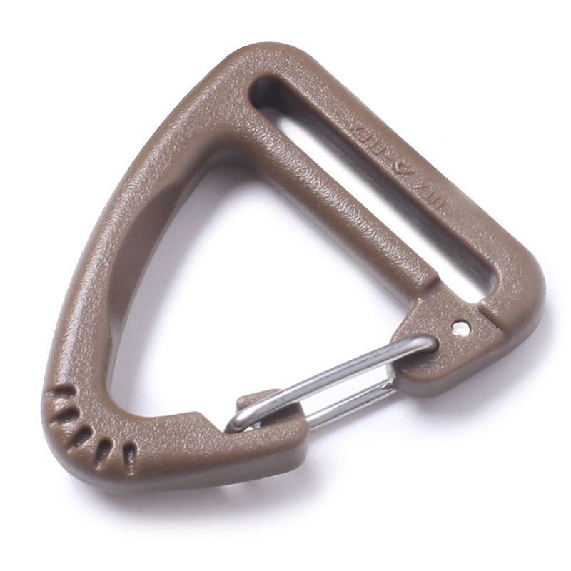 时尚邦户外战术休闲高强度尼龙织带户外运动穿腰带钥匙挂三角扣挂钩