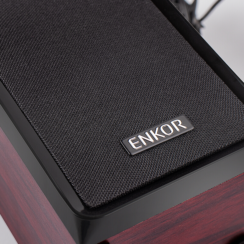 恩科（ENKOR）E2082C 电脑音响家用台式笔记本小音箱 桌面迷你音响 多媒体USB 2.0手机重低音炮