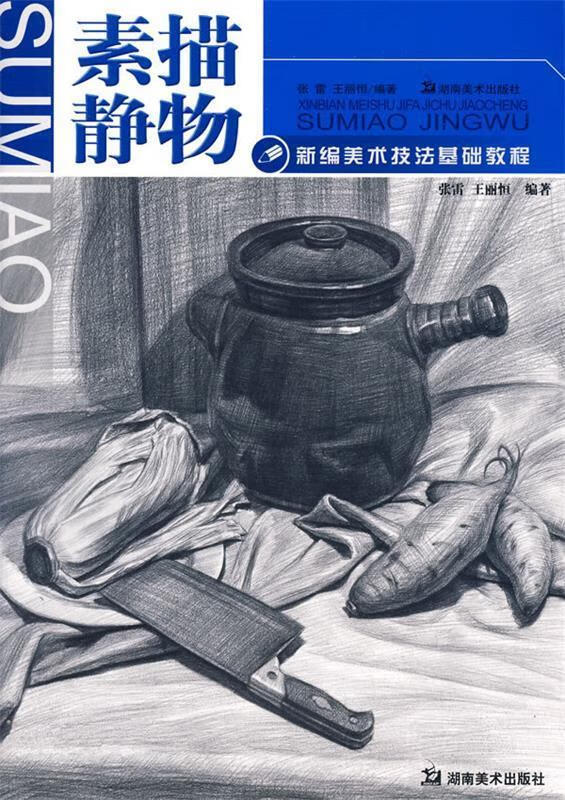 素描静物:新编美术技法基础教程 张雷,王丽恒 编著【正版】