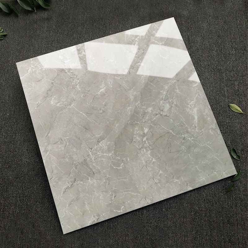 培洋佛山瓷砖批发防滑全抛釉砖灰色地砖800x800客厅通体大理石地板砖