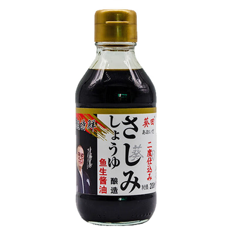 日本株社葵田鱼生寿司酱油三文鱼刺身日本海鲜特级酱油 鱼生酱油1瓶