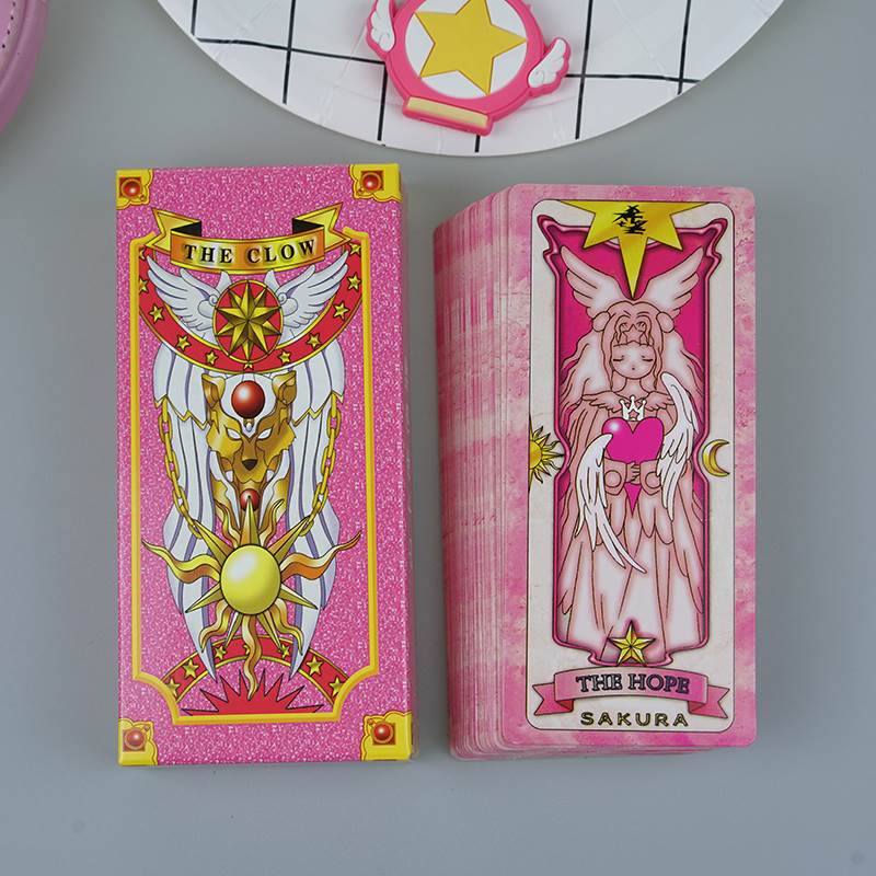 牌百变小樱魔术卡日本tv原版魔卡少女爱心希望牌百变小樱周边库洛牌