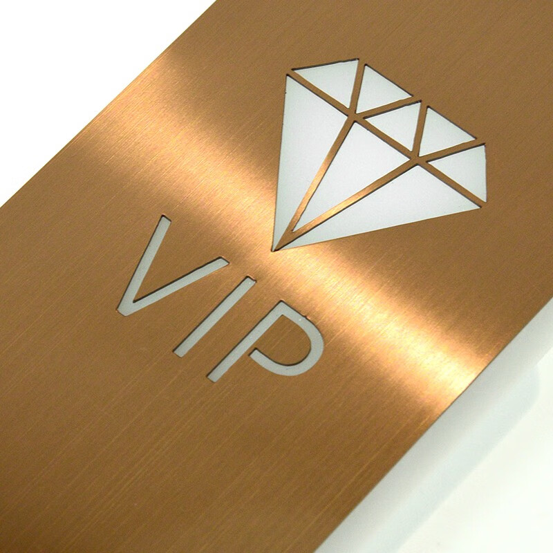 豹定亚克力发光门牌定制民宿餐厅茶楼会所包厢房号牌不锈钢酒店标识牌