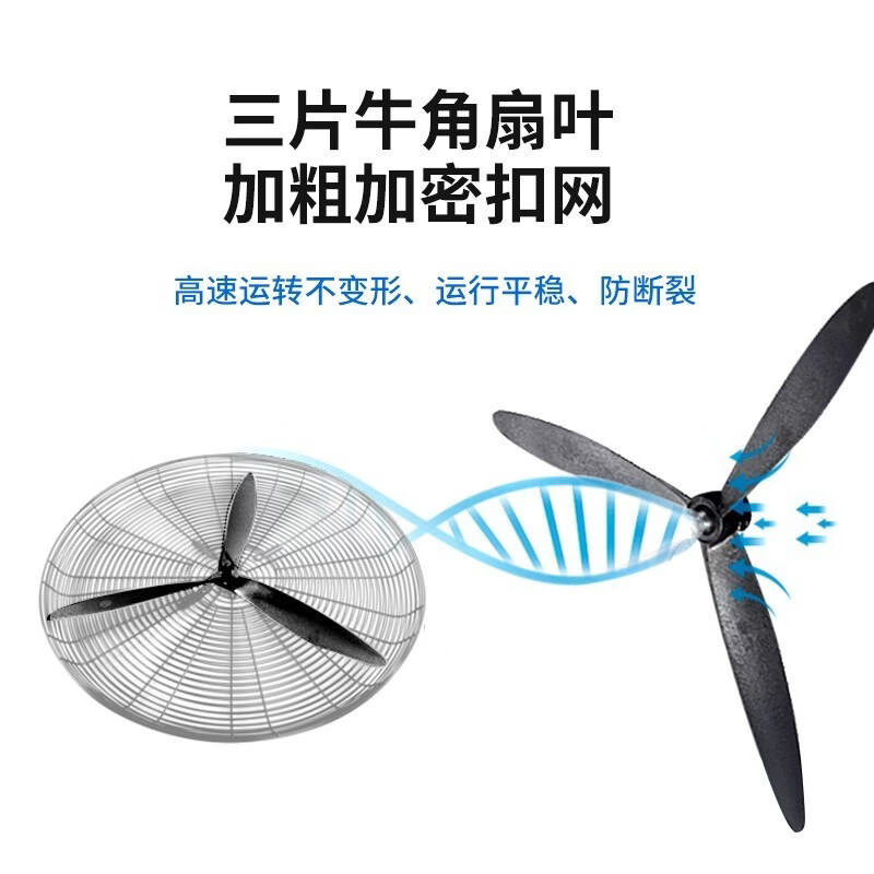华生(Wahson) 工业扇电风扇/落地扇大风量工厂车间工业风扇/商用扇牛角扇工业电扇企业推荐 【26寸】650落地扇 塑钢叶FL65-1