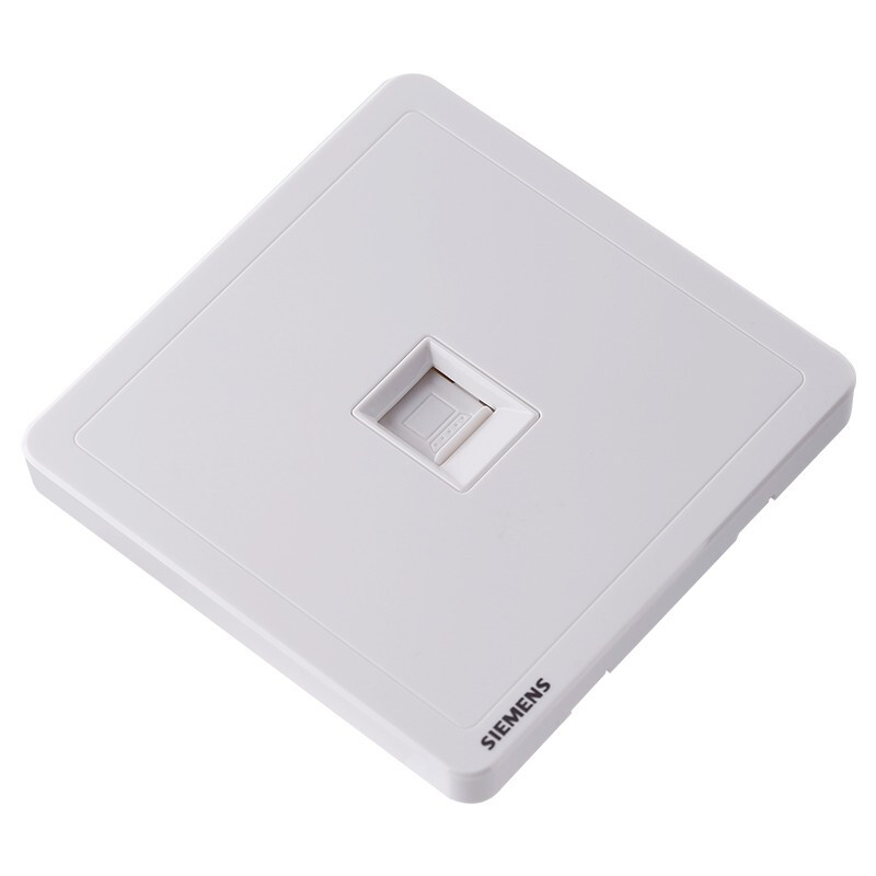 西门子(SIEMENS)开关插座 超五类电脑插座面板致典 雅白色