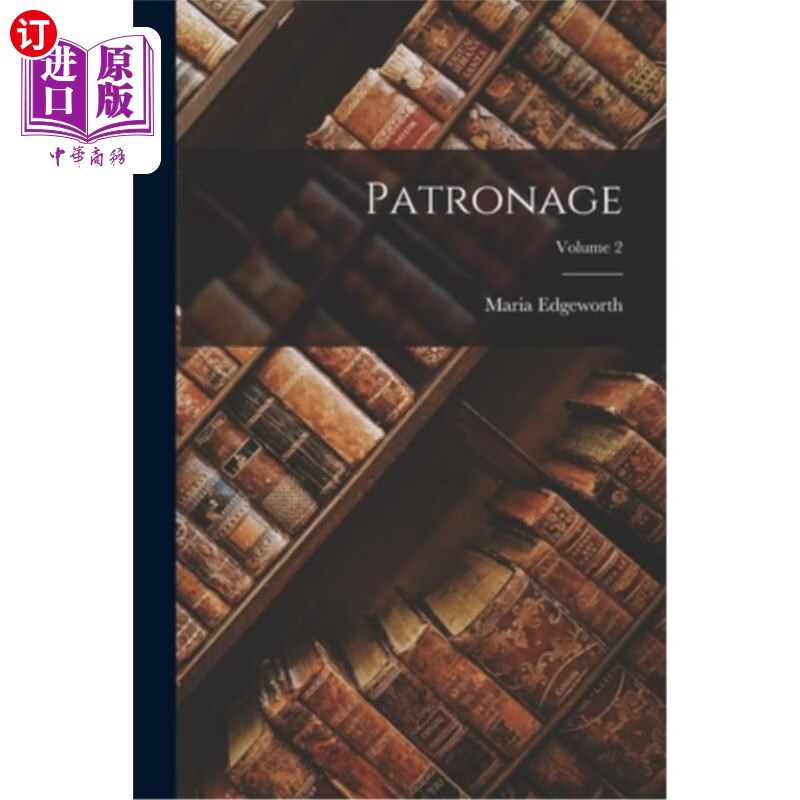 海外直订patronage; volume 2 赞助;卷2