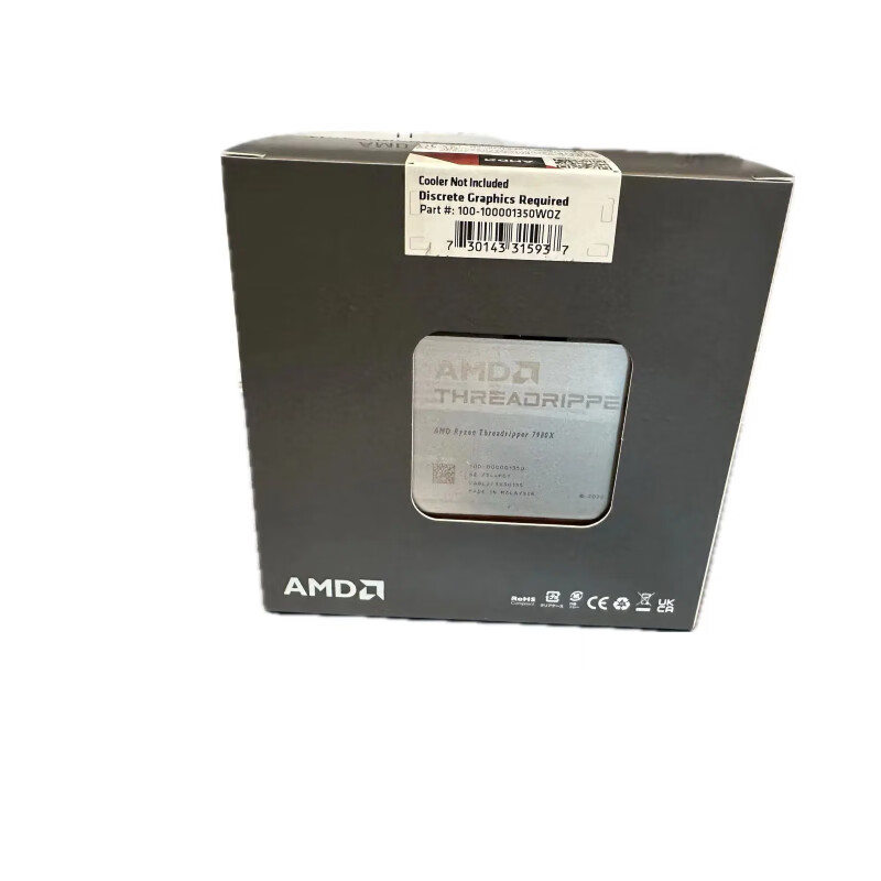 AMDAMD 锐龙Threadripper(线程撕裂者) PRO 工作站AMD线程撕裂者Pro 7965WX 24C/4.2GHz~5.3GHz 原盒（单独CPU）