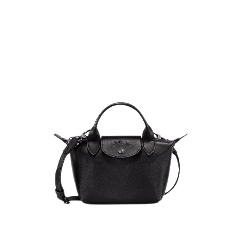 LONGCHAMP瓏驤【明星同款】Le Pliage Xtra系列女包牛皮革mini餃子包