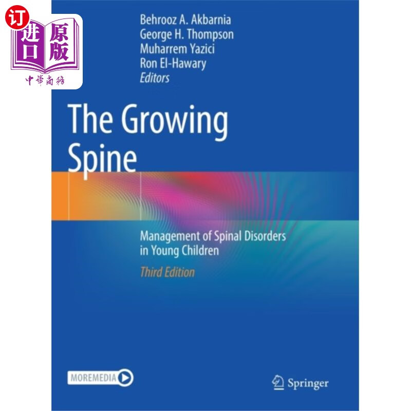 海外直订医药图书growing spine 越来越多的脊柱