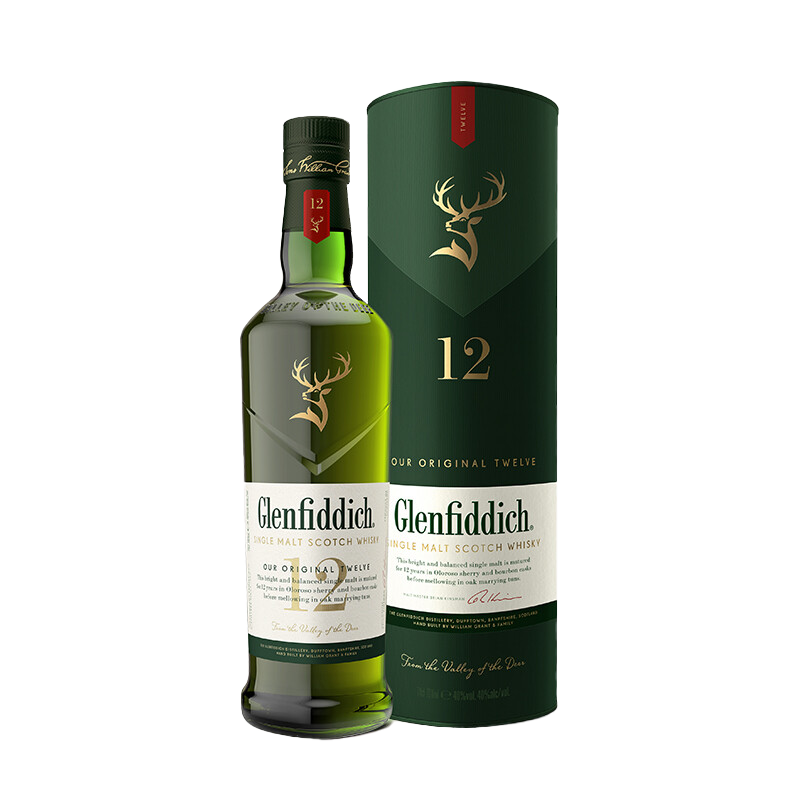 格兰菲迪(glenfiddich)英国原瓶进口 12年/15年/18年单一麦芽苏格兰