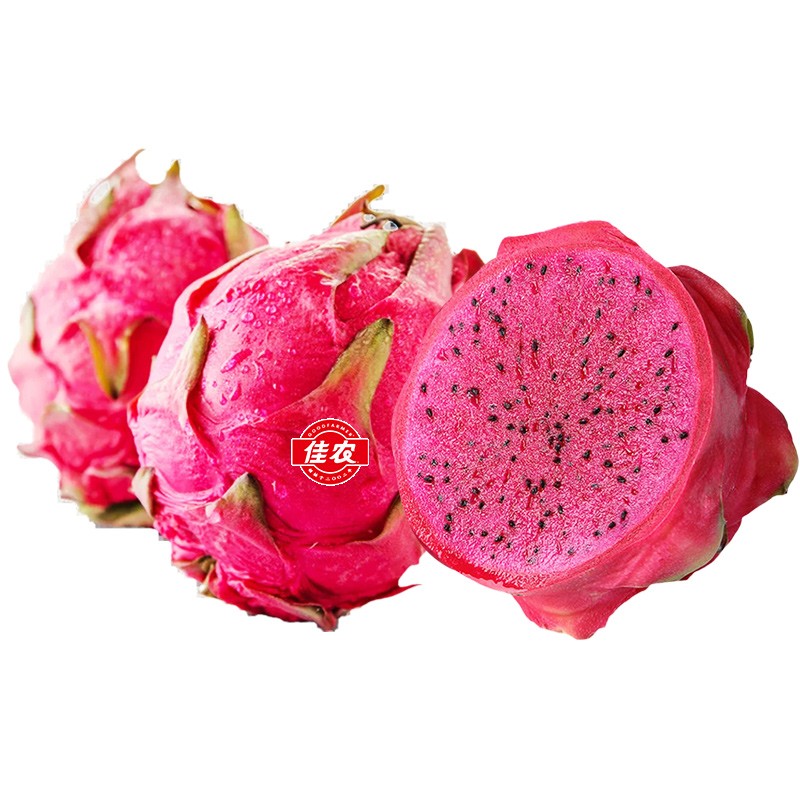 佳农 国产红心火龙果 6个装 中果 单果300g-400g  新鲜水果使用感如何?