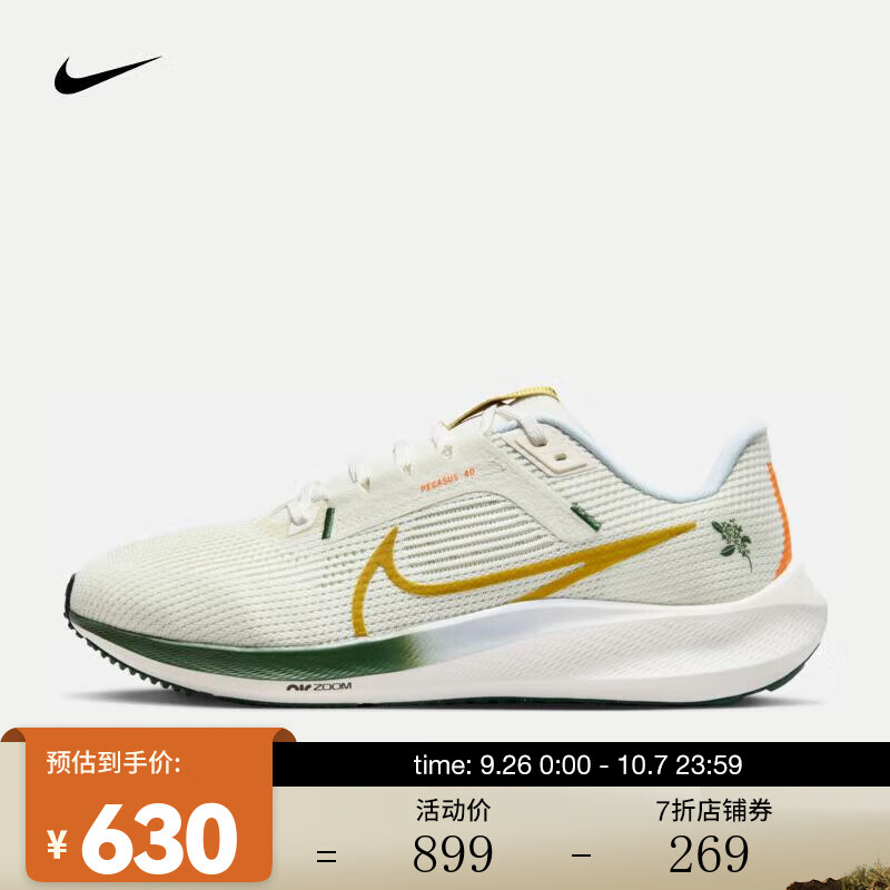 耐克（NIKE）男子跑步鞋 PEGASUS 40 FV3631-081 41