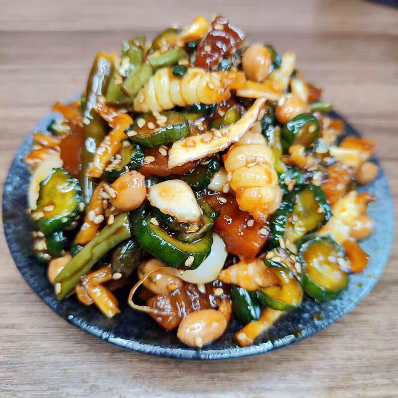 欧贤禾东北特色小咸菜八宝酱菜东北酱八宝咸菜酱料酱菜下饭菜八宝 250