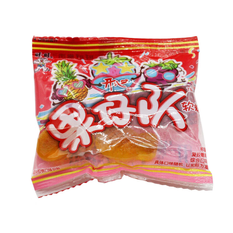 旺旺果仔队软糖 综合口味1000g装果小吃橡皮糖果小包装
