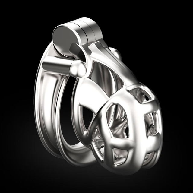 顾致款金属不锈钢眼镜蛇锁男用六代同志弧形环防出轨禁欲 微小款