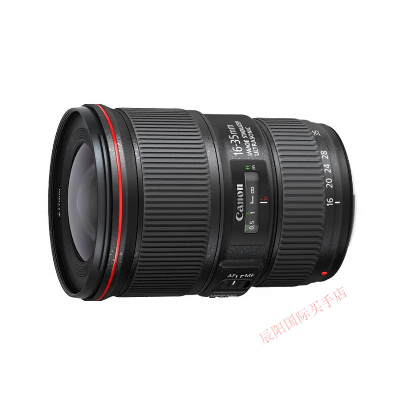佳能（Canon）EF 16-35mm f/4L IS USM 广角变焦镜头 黑色 佳能口 x 标配