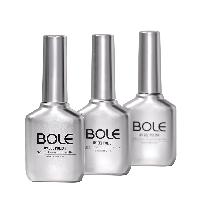 搏乐BOLE搏乐底胶封层套装美甲专用钢化加固可剥甲油胶磨砂指甲胶超亮 可卸底胶+加固胶+镀晶封层