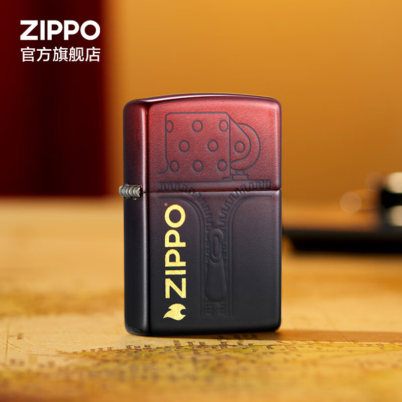 ZIPPO官方旗舰店正品煤油打火机zippo烈火不灭原装高颜值实用告白礼物 烈火不灭 单机